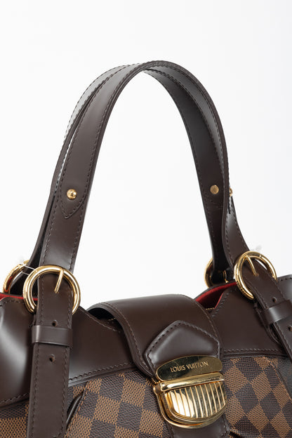 Louis Vuitton Sistina PM Damier Ebene Canvas Handbag