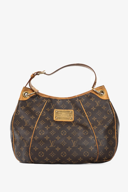 Louis Vuitton Galliera PM Monogram Canvas & Leather-Trim Hobo