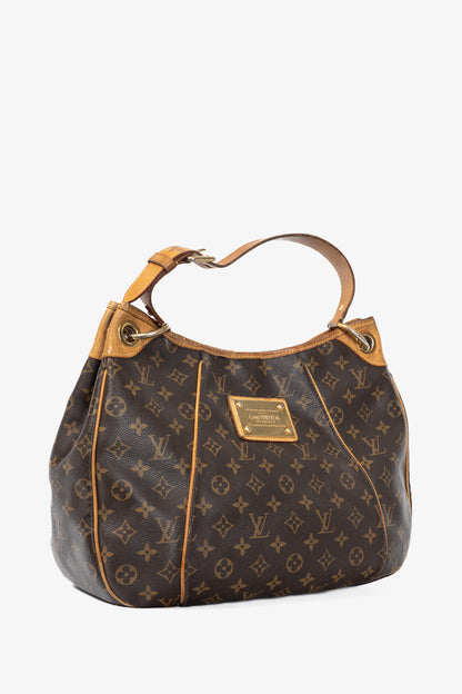 Louis Vuitton Galliera PM Monogram Canvas & Leather-Trim Hobo