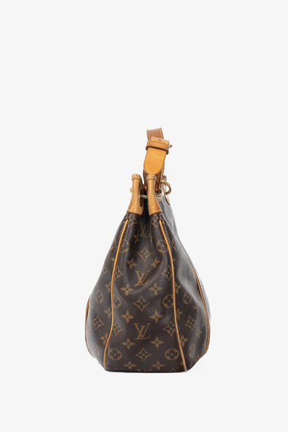 Louis Vuitton Galliera PM Monogram Canvas & Leather-Trim Hobo