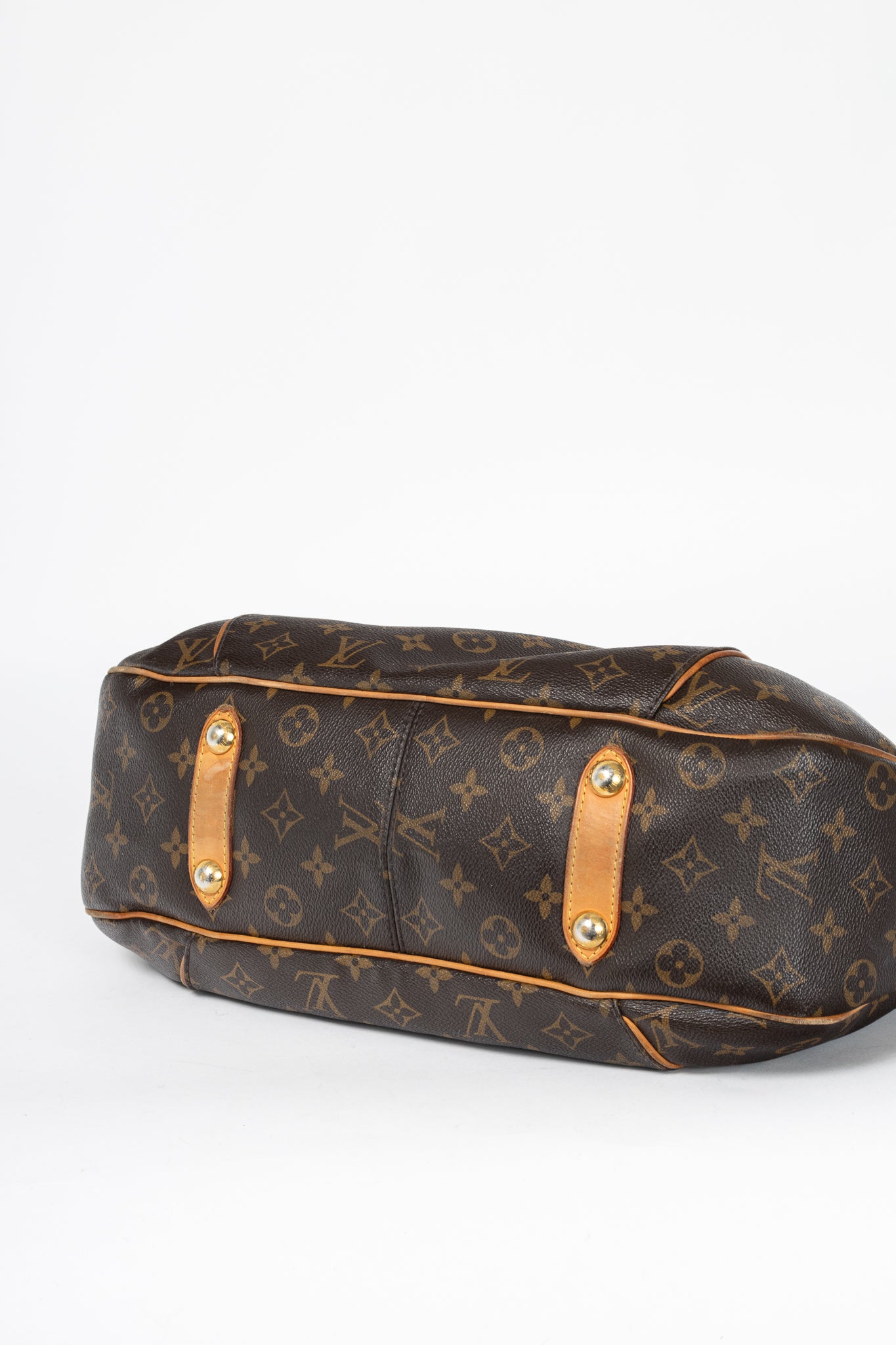 Louis Vuitton Galliera PM Monogram Canvas & Leather-Trim Hobo