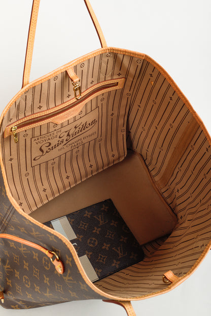 Louis Vuitton Brown Monogram "T" My LV Stripe Heritage Neverfull GM