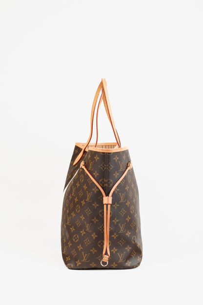 Louis Vuitton Brown Monogram "T" My LV Stripe Heritage Neverfull GM