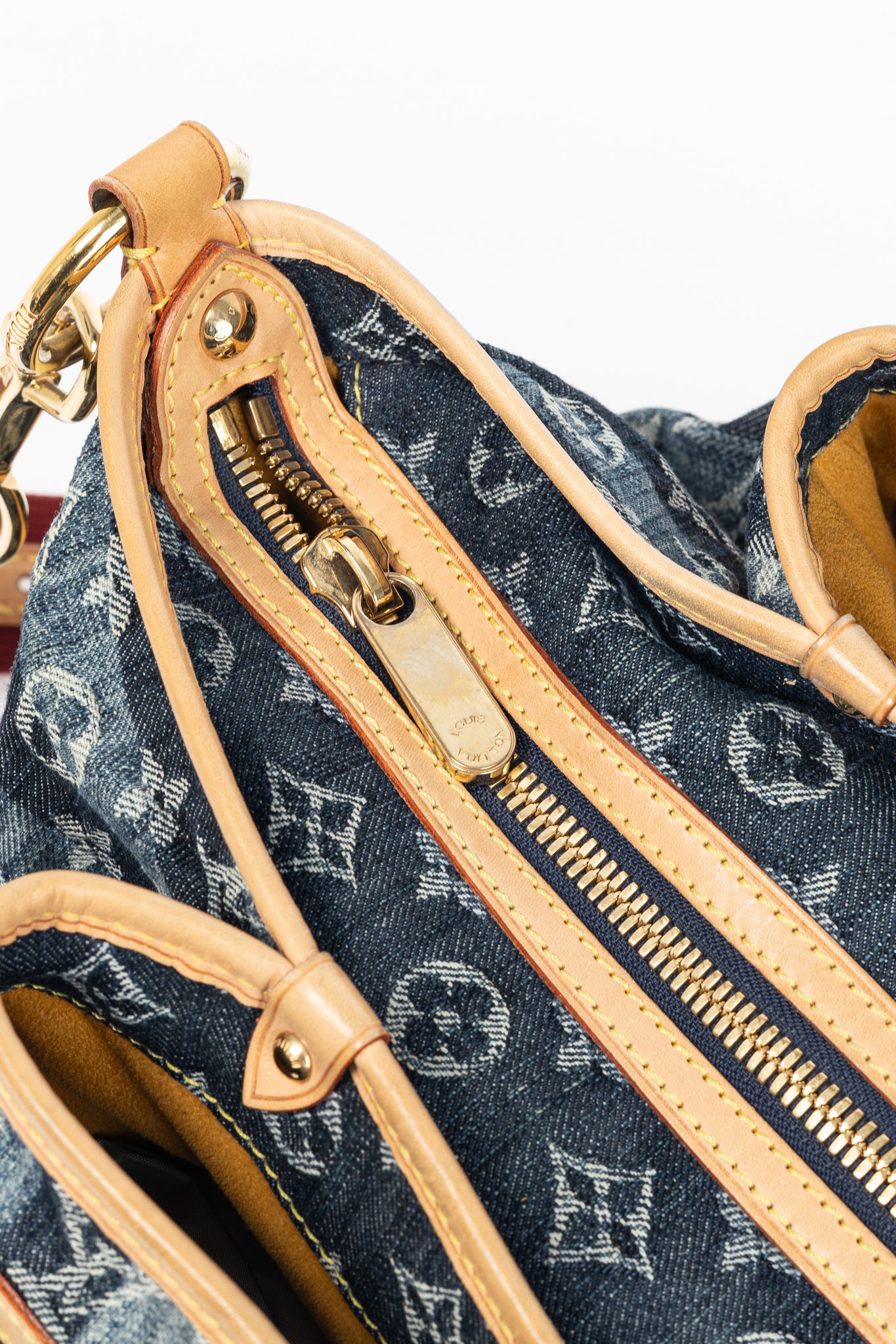 Louis Vuitton Cabas Raye GM Monogram Denim Cruise Shoulder Bag