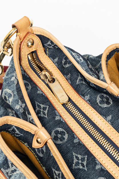Louis Vuitton Cabas Raye GM Monogram Denim Cruise Shoulder Bag