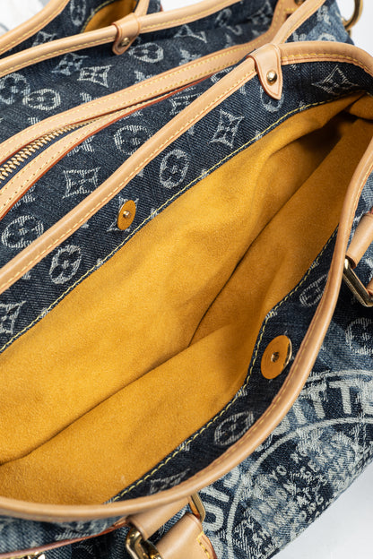 Louis Vuitton Cabas Raye GM Monogram Denim Cruise Shoulder Bag