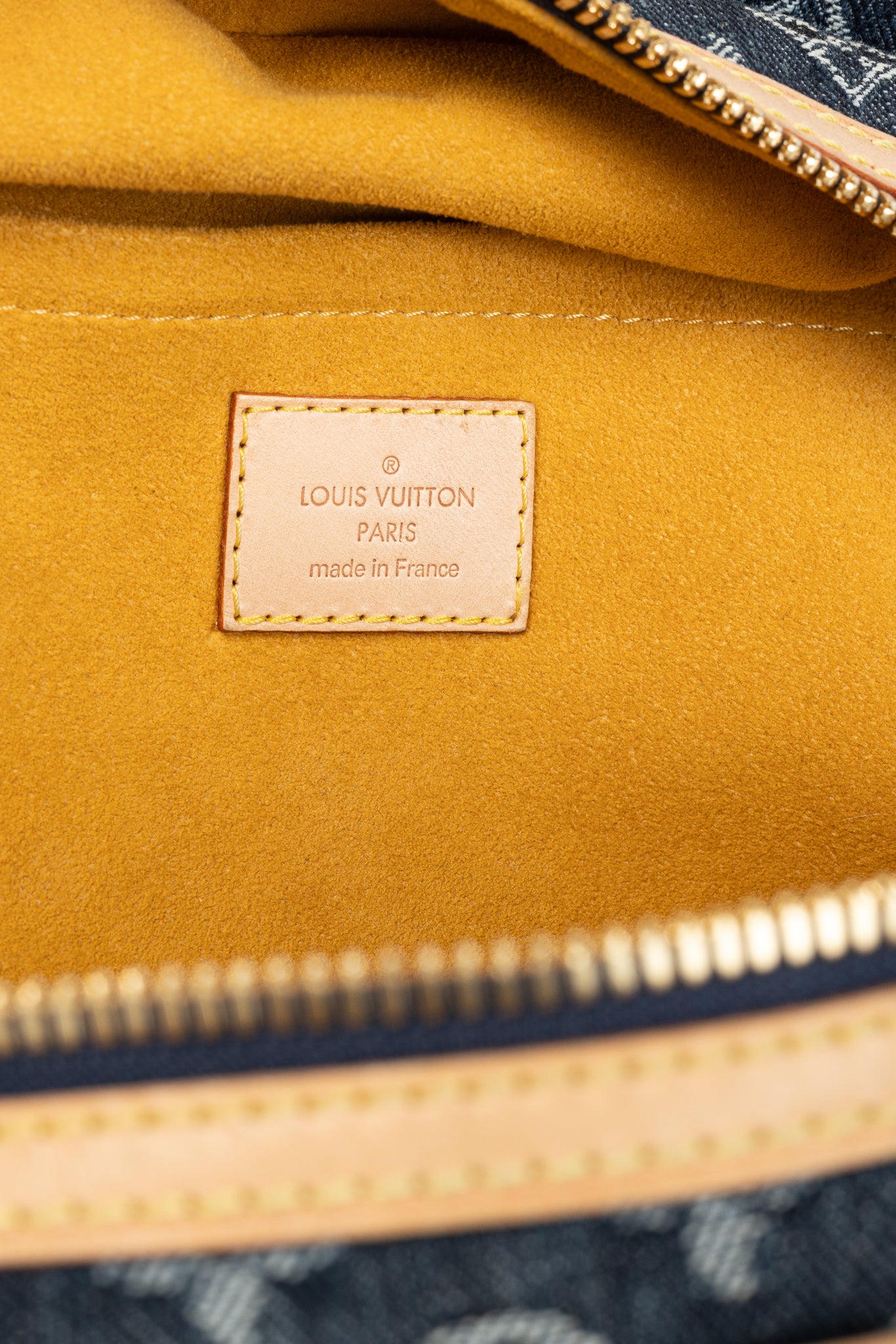 Louis Vuitton Cabas Raye GM Monogram Denim Cruise Shoulder Bag