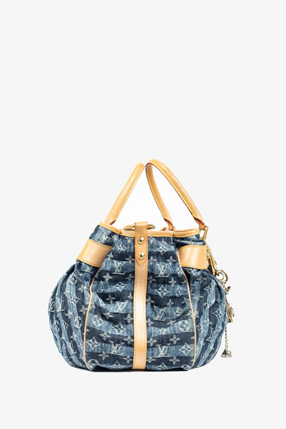 Louis Vuitton Cabas Raye GM Monogram Denim Cruise Shoulder Bag