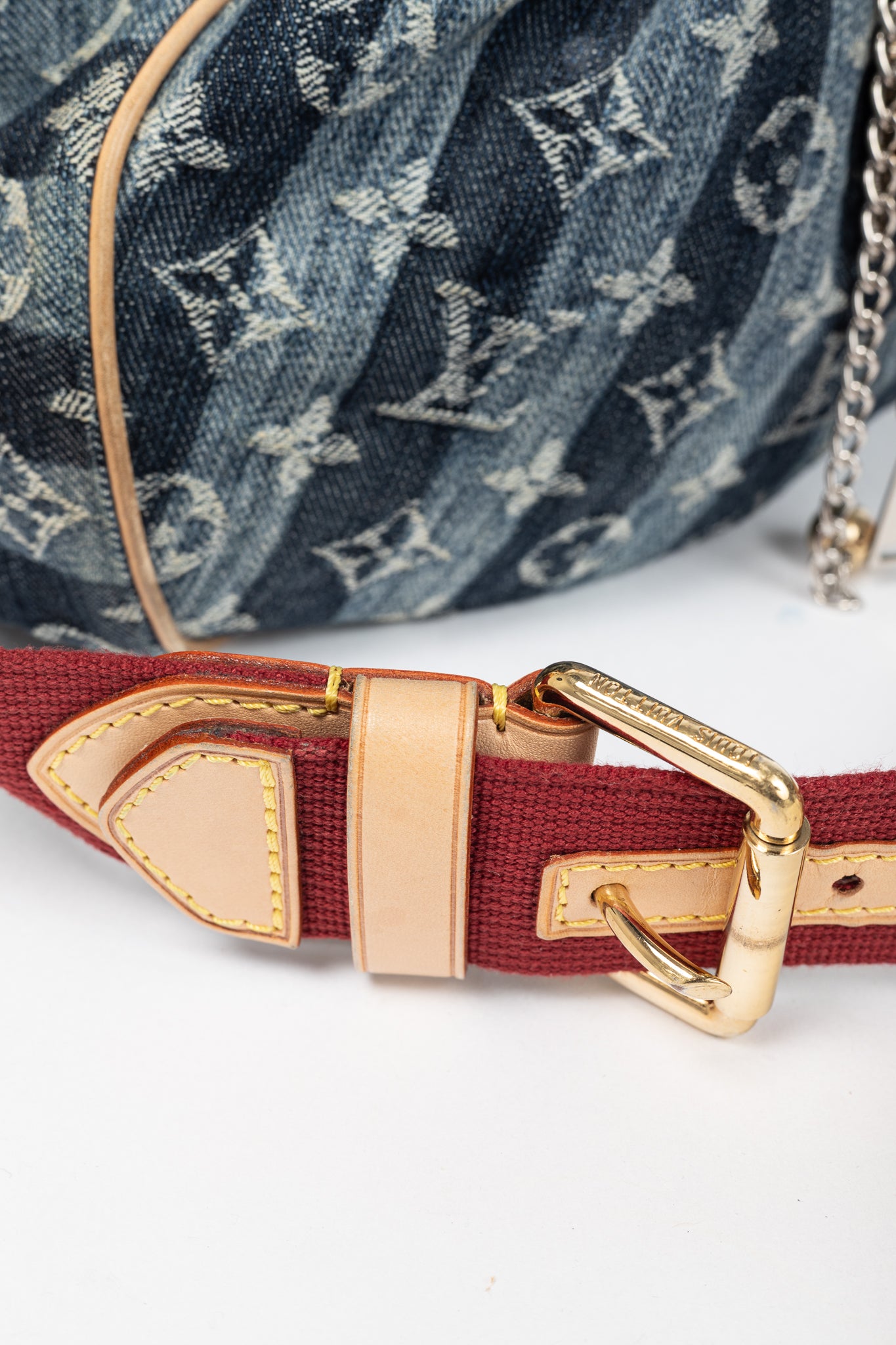 Louis Vuitton Cabas Raye GM Monogram Denim Cruise Shoulder Bag