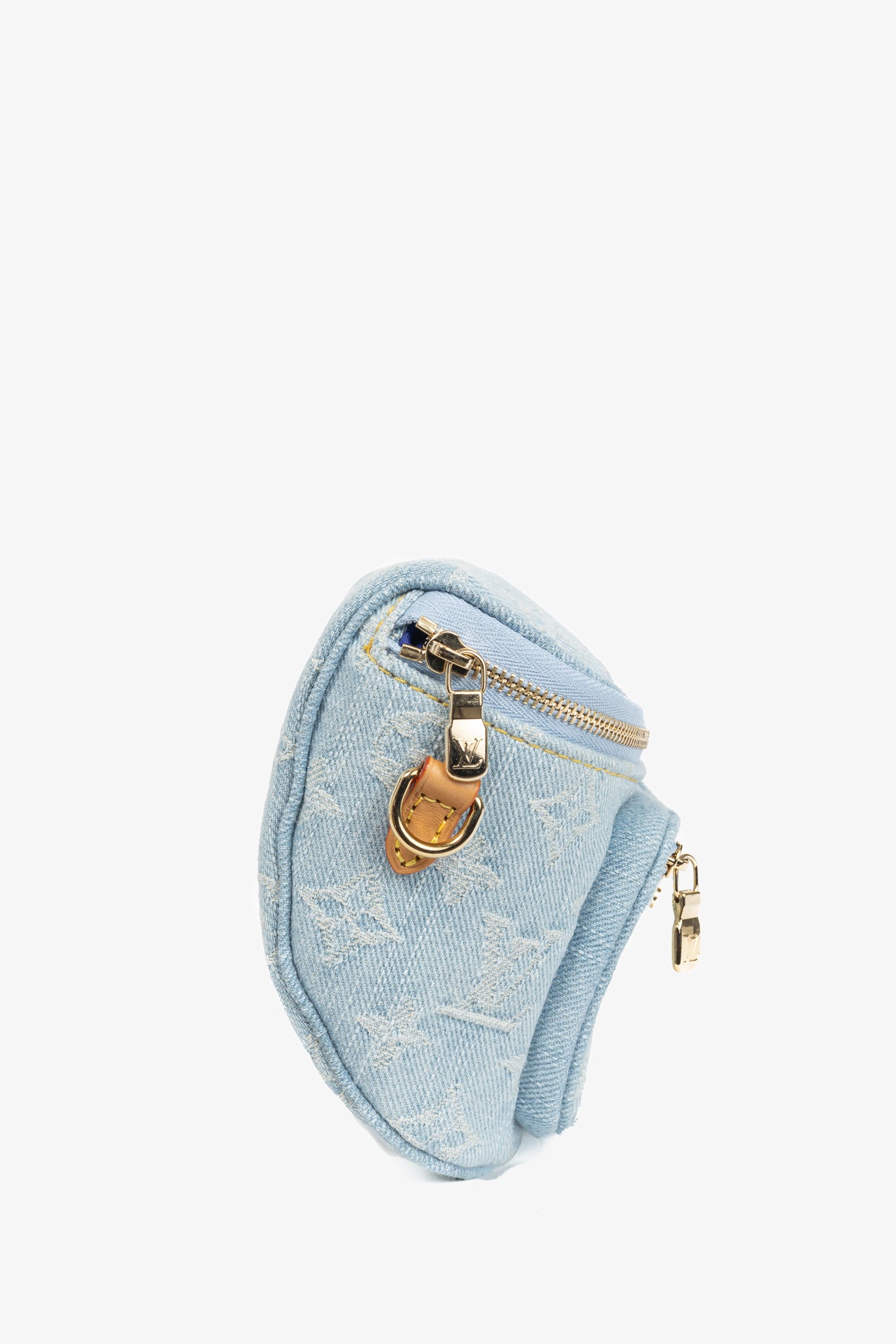 Louis Vuitton Sky Blue Monogram Denim Mini Bumbag