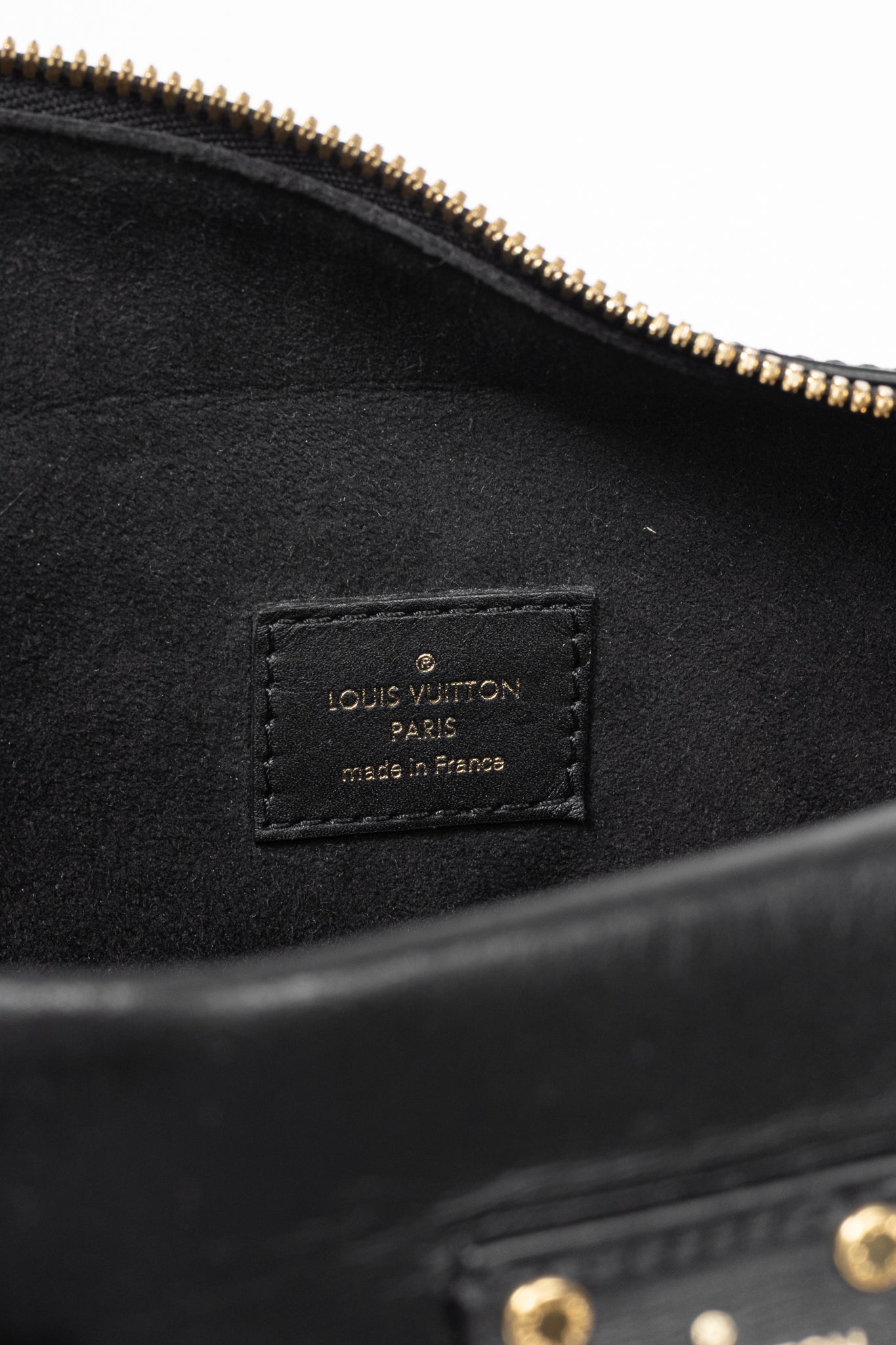 Louis Vuitton City Malle MM Monogram Reverse & Calfskin Handbag