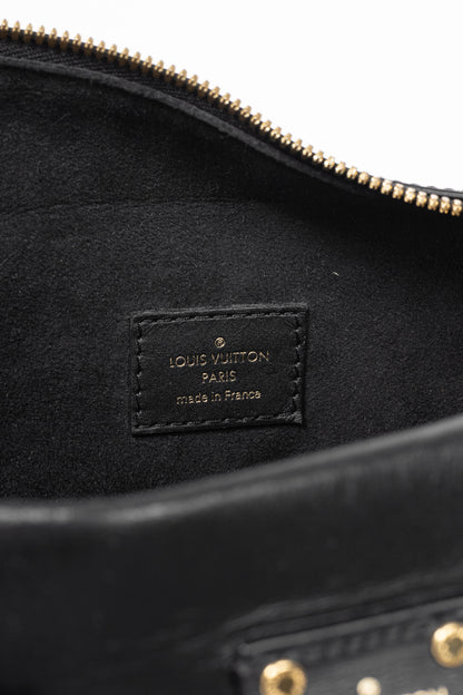 Louis Vuitton City Malle MM Monogram Reverse & Calfskin Handbag