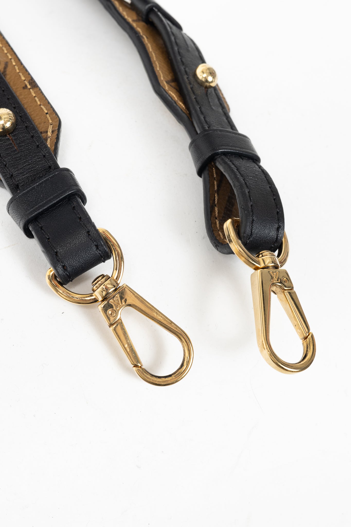 Louis Vuitton Monogram Reverse Canvas & Leather Bandouliere Bag Strap