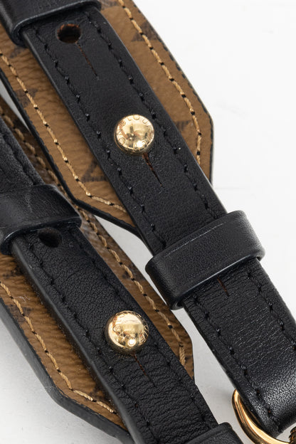Louis Vuitton Monogram Reverse Canvas & Leather Bandouliere Bag Strap