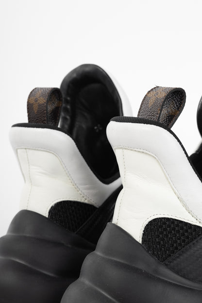 Louis Vuitton Archlight Black & White Chunky Lace-Up Sneakers