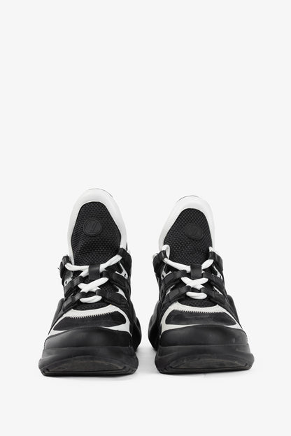 Louis Vuitton Archlight Black & White Chunky Lace-Up Sneakers