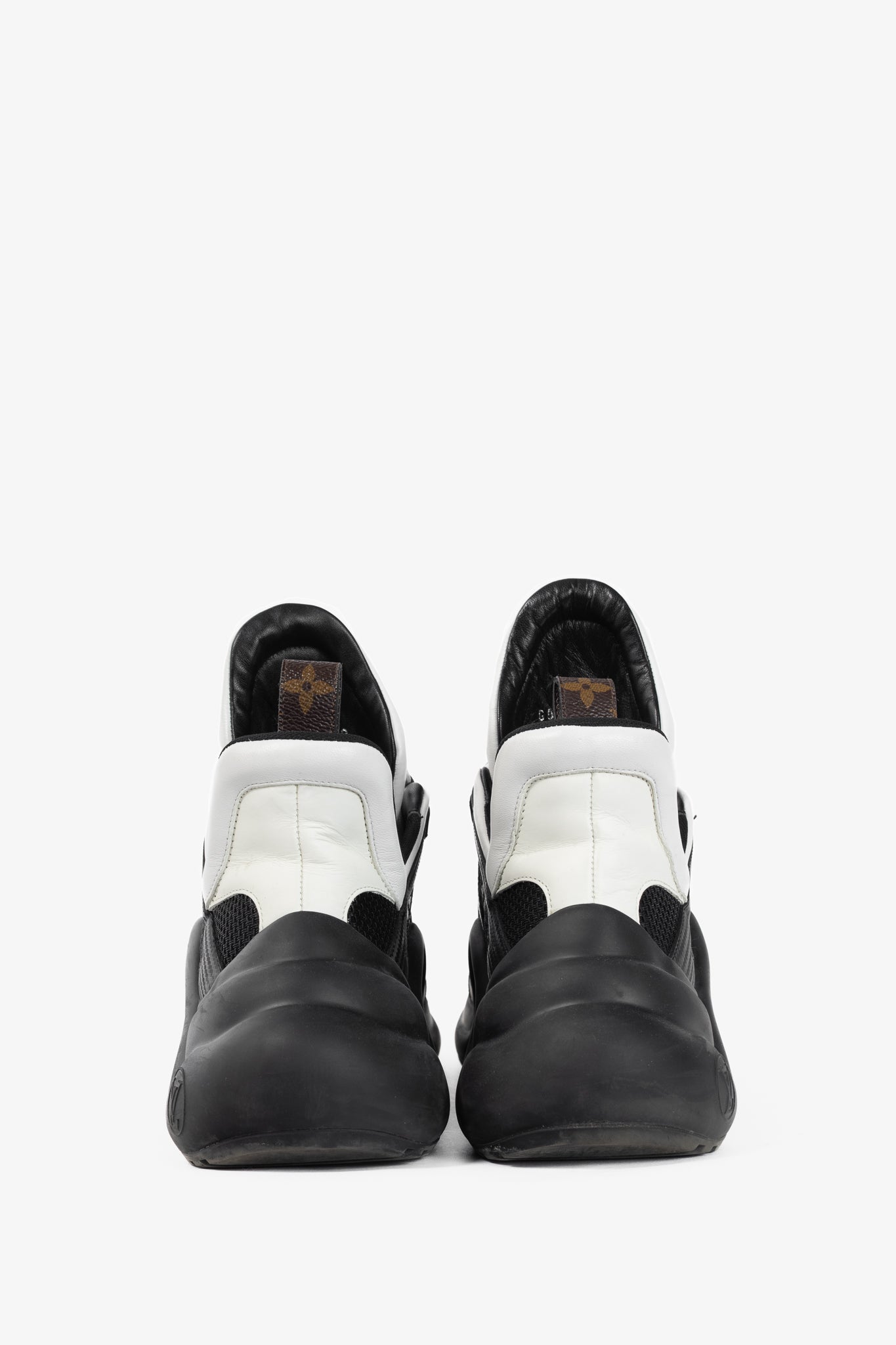 Louis Vuitton Archlight Black & White Chunky Lace-Up Sneakers