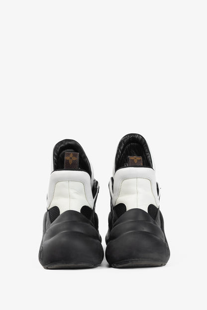 Louis Vuitton Archlight Black & White Chunky Lace-Up Sneakers