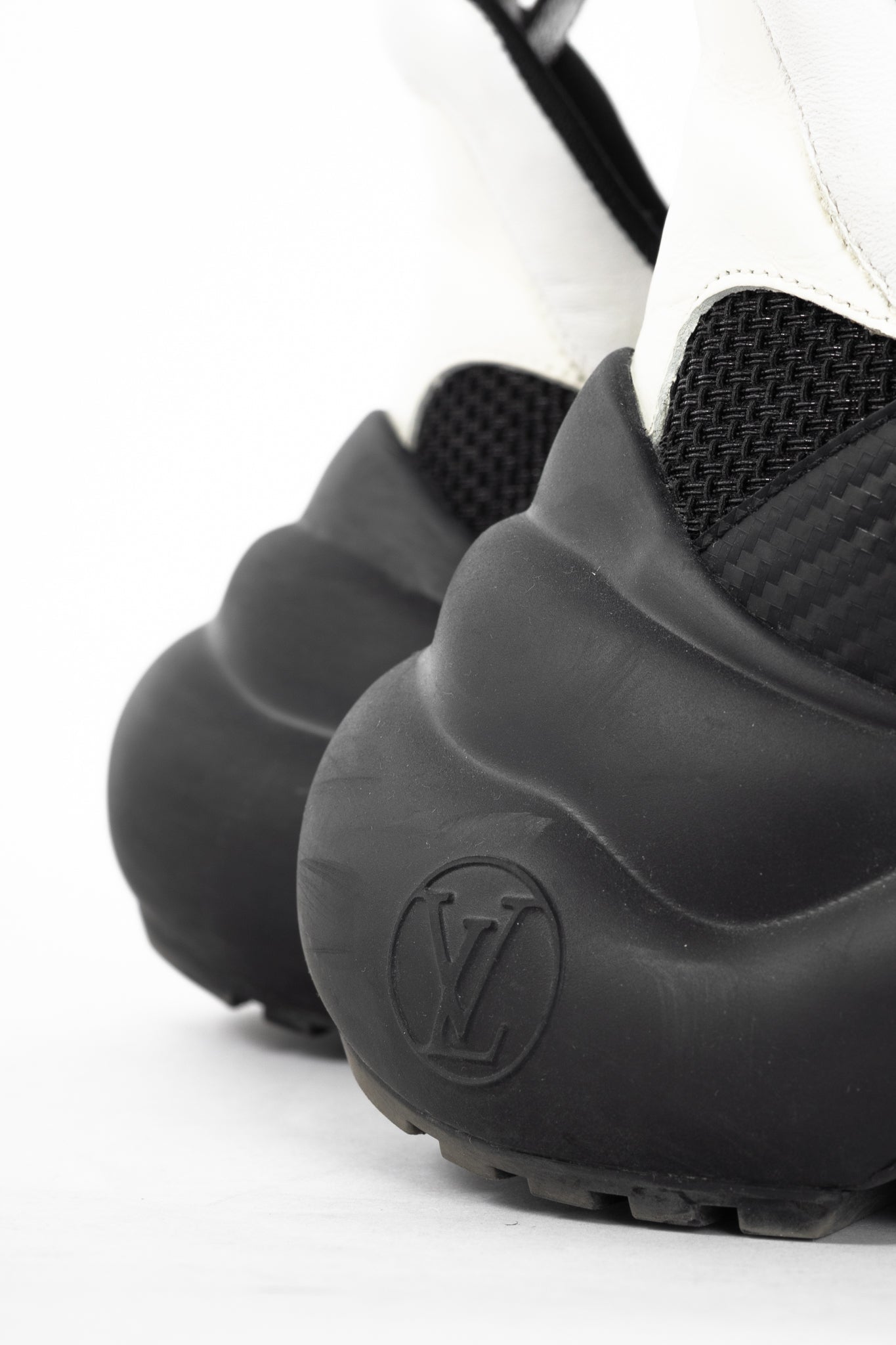 Louis Vuitton Archlight Black & White Chunky Lace-Up Sneakers
