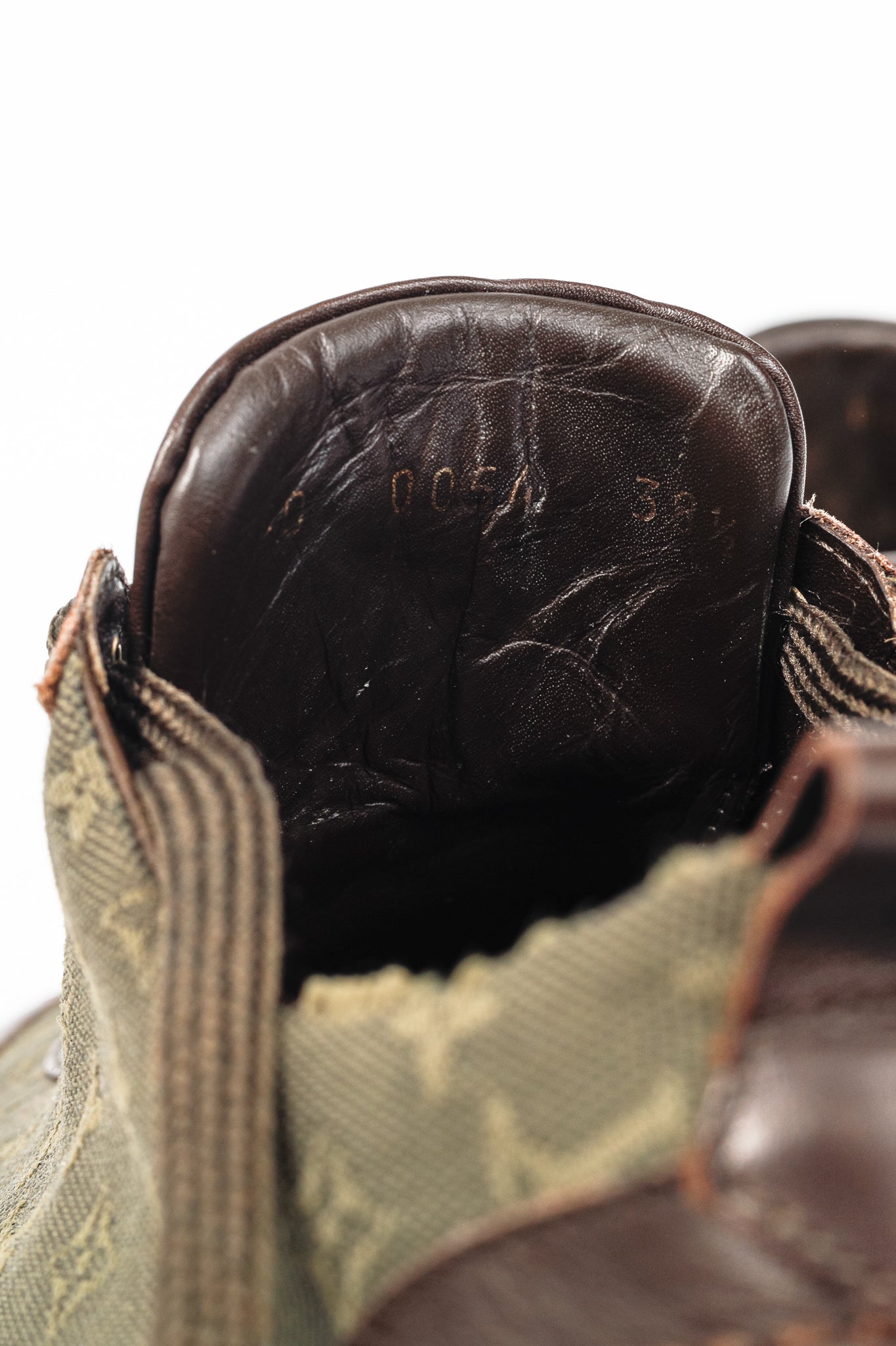 Louis Vuitton Khaki Mini Lin Monogram Canvas Sneakers