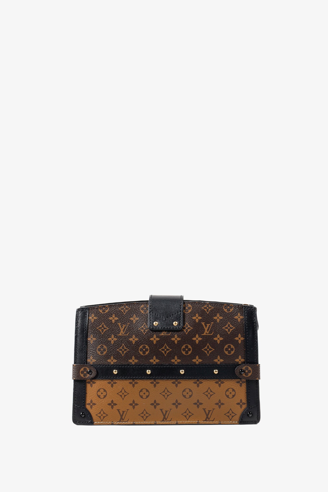 Louis Vuitton Reverse Monogram Canvas Trunk Clutch Bag