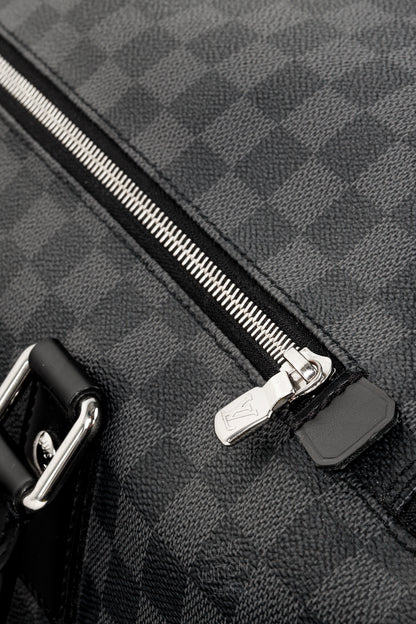 Louis Vuitton Roadster 50 Graphite Damier Coated Canvas Duffle Bag