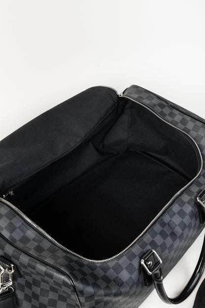 Louis Vuitton Roadster 50 Graphite Damier Coated Canvas Duffle Bag