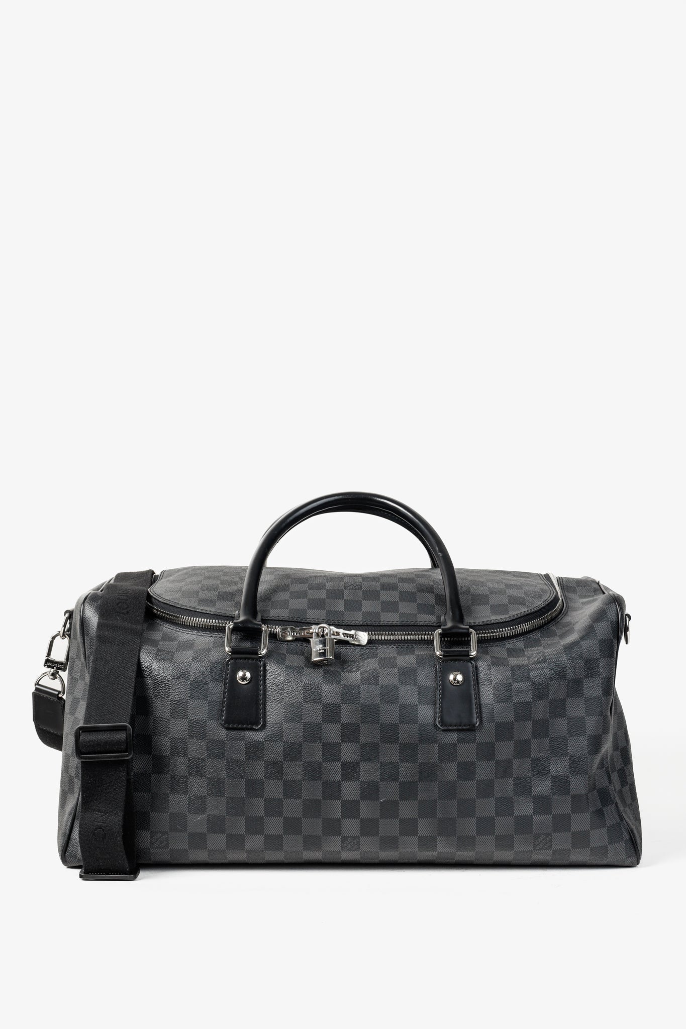 Louis Vuitton Roadster 50 Graphite Damier Coated Canvas Duffle Bag