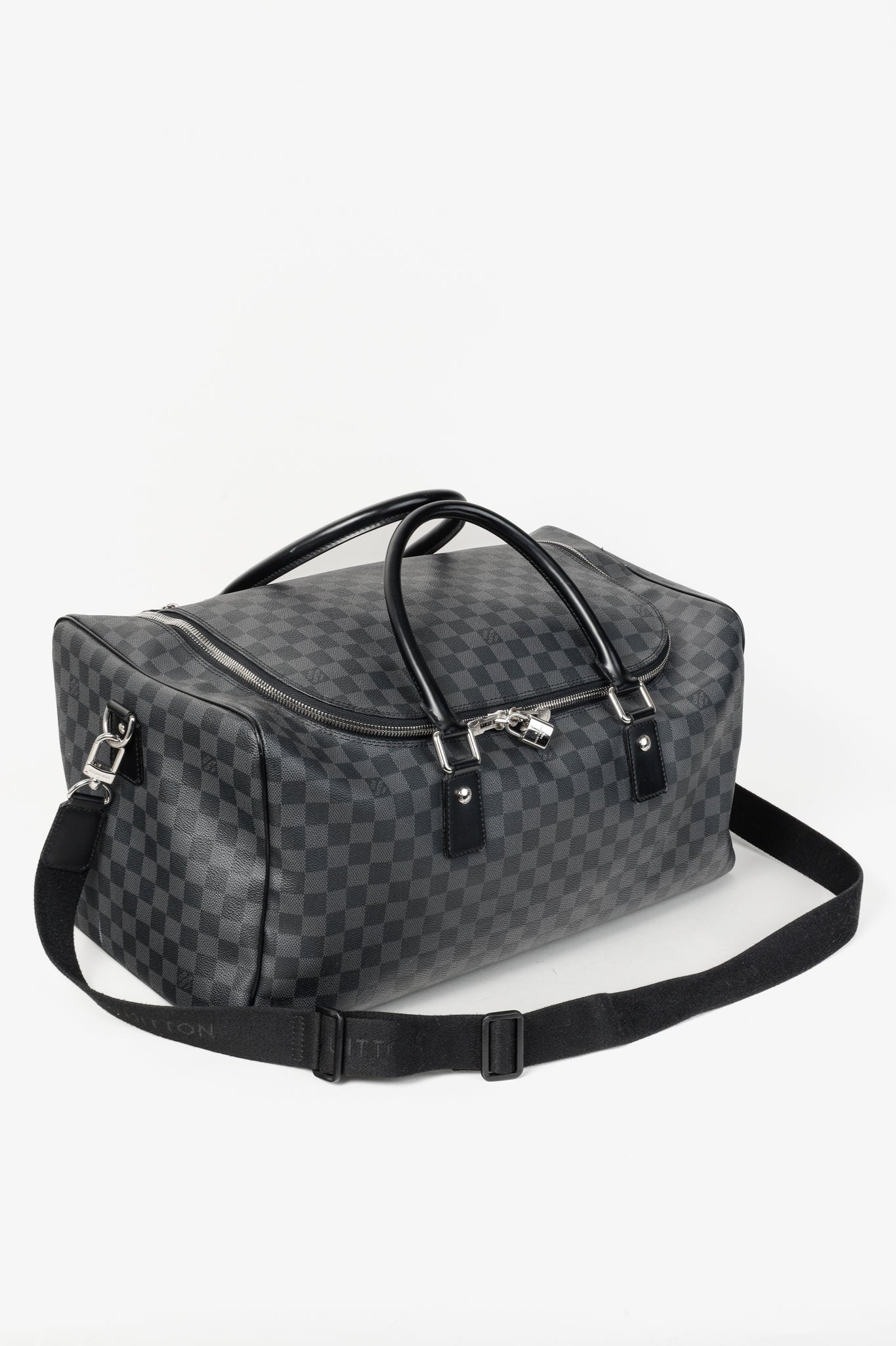 Louis Vuitton Roadster 50 Graphite Damier Coated Canvas Duffle Bag