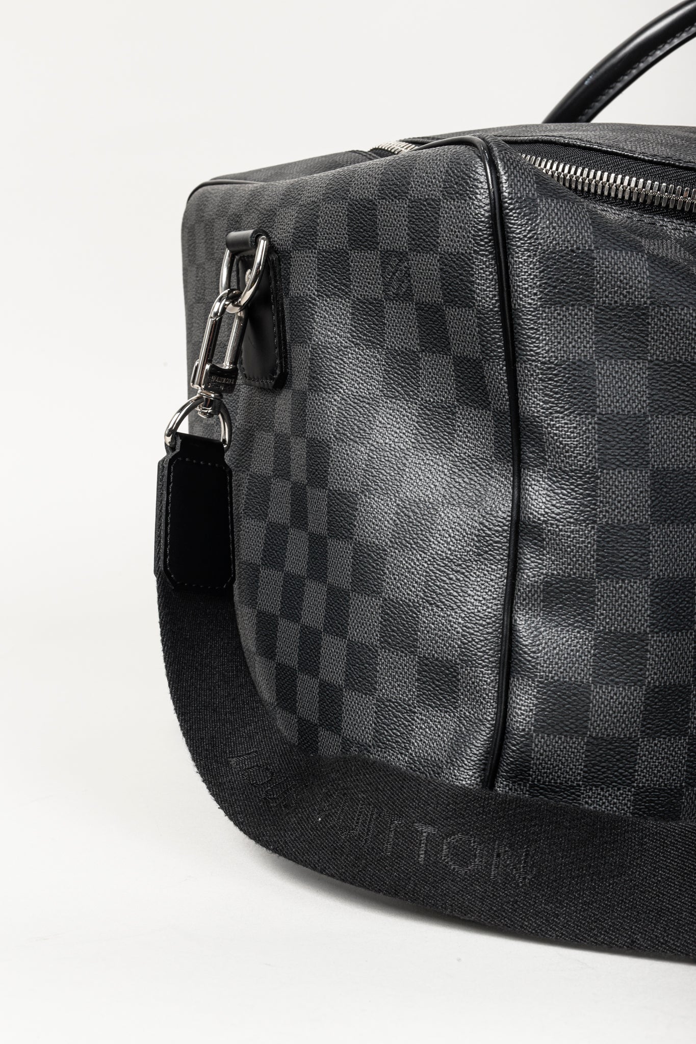 Louis Vuitton Roadster 50 Graphite Damier Coated Canvas Duffle Bag