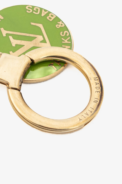 Louis Vuitton Globe Charm Chains Multicolore Gold-Tone Key Ring