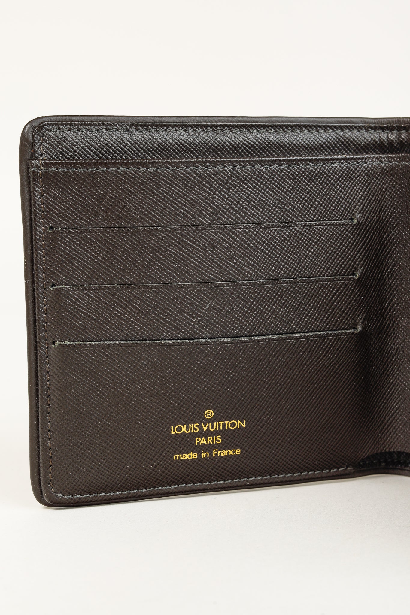 Louis Vuitton Porte-Billets Khaki Monogram Canvas Mini Lin Compact Wallet