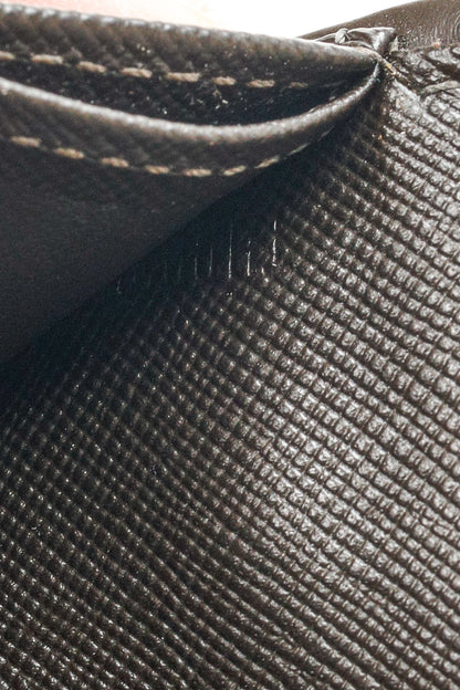 Louis Vuitton Porte-Billets Khaki Monogram Canvas Mini Lin Compact Wallet