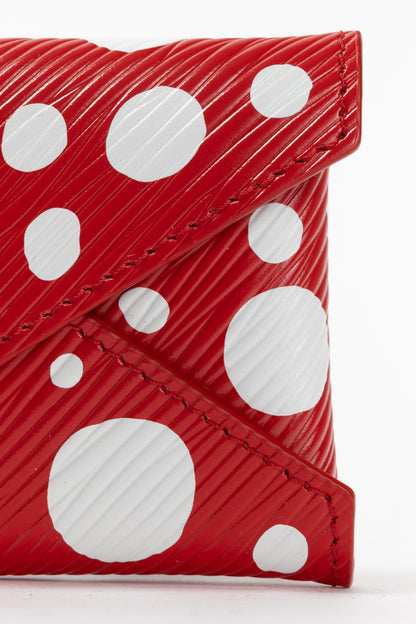 Louis Vuitton x Yayoi Kusama Kirigami Red Epi Dotted Pochette