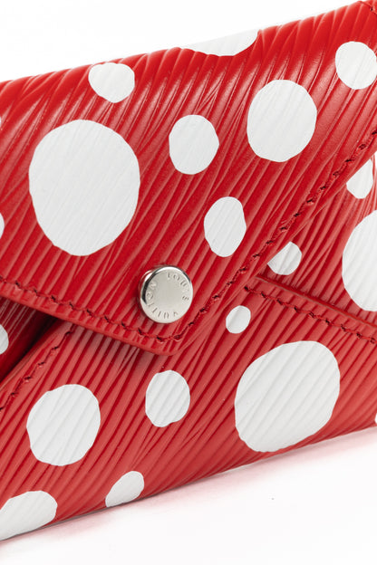 Louis Vuitton x Yayoi Kusama Kirigami Red Epi Dotted Pochette