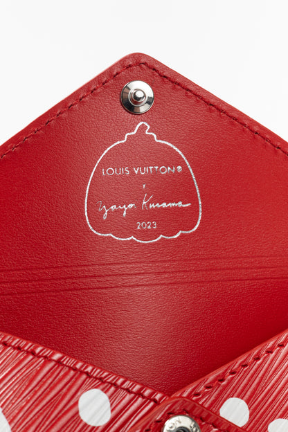 Louis Vuitton x Yayoi Kusama Kirigami Red Epi Dotted Pochette