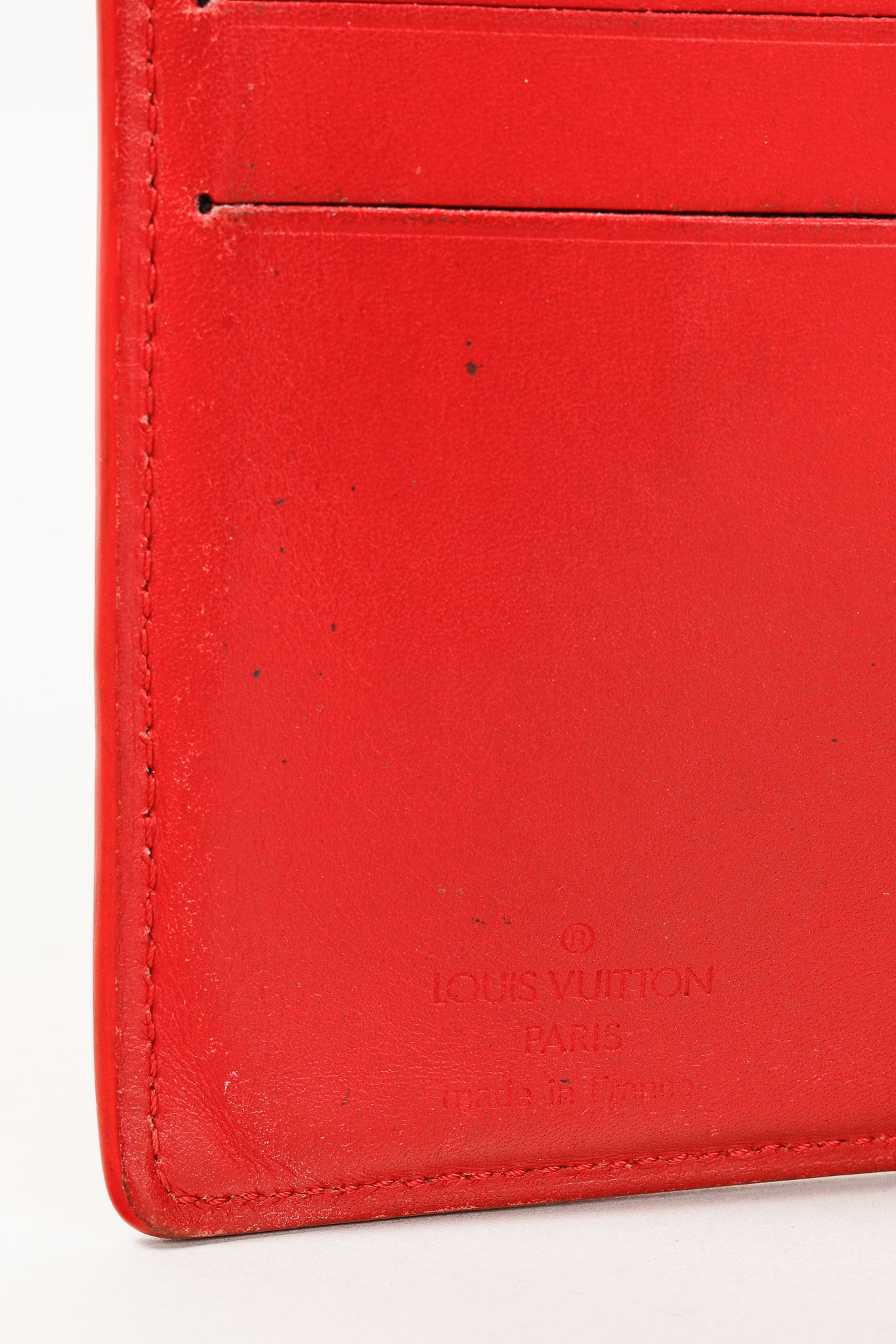 Louis Vuitton Pomme D'Amour Vernis Monogram French Purse Wallet