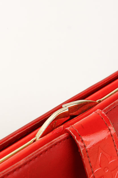 Louis Vuitton Pomme D'Amour Vernis Monogram French Purse Wallet