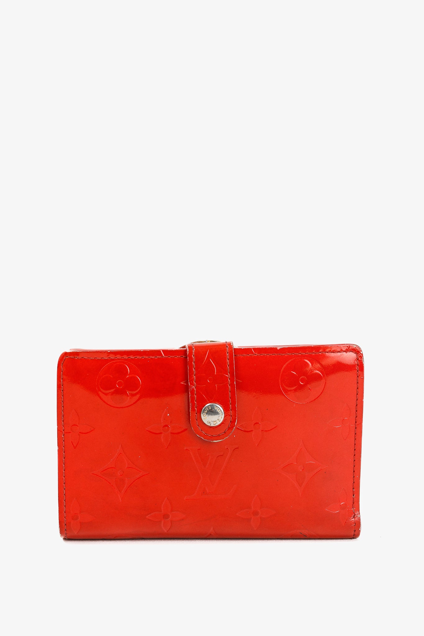 Louis Vuitton Pomme D'Amour Vernis Monogram French Purse Wallet