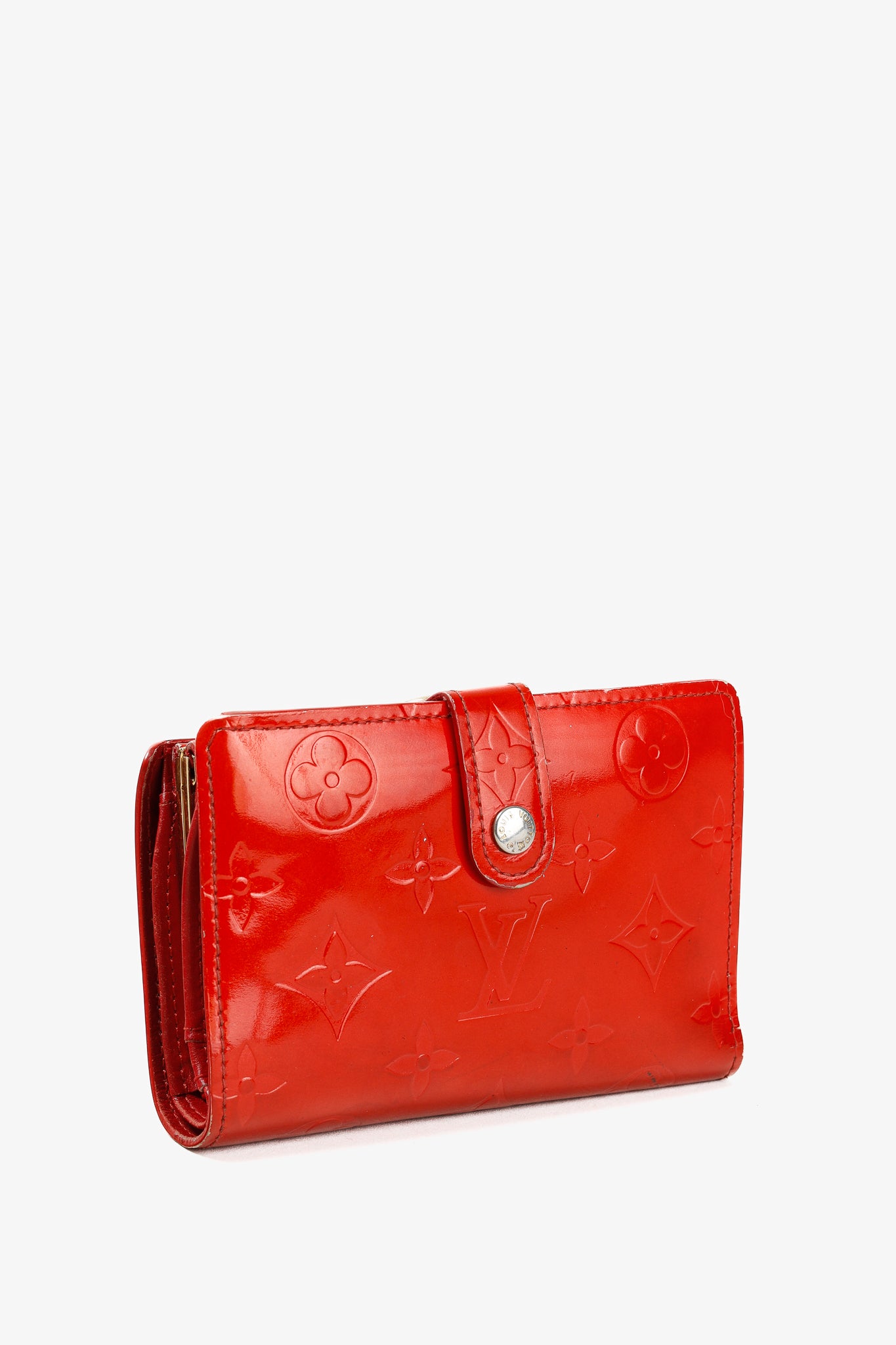 Louis Vuitton Pomme D'Amour Vernis Monogram French Purse Wallet