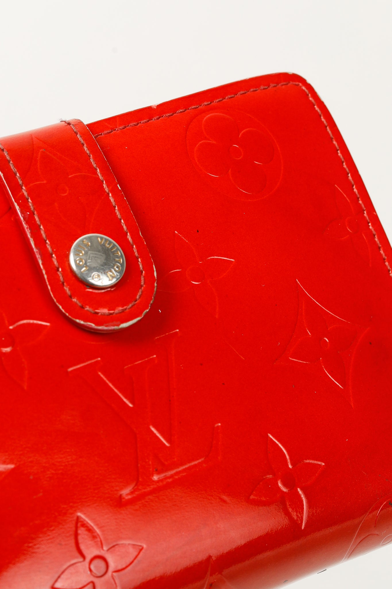 Louis Vuitton Pomme D'Amour Vernis Monogram French Purse Wallet