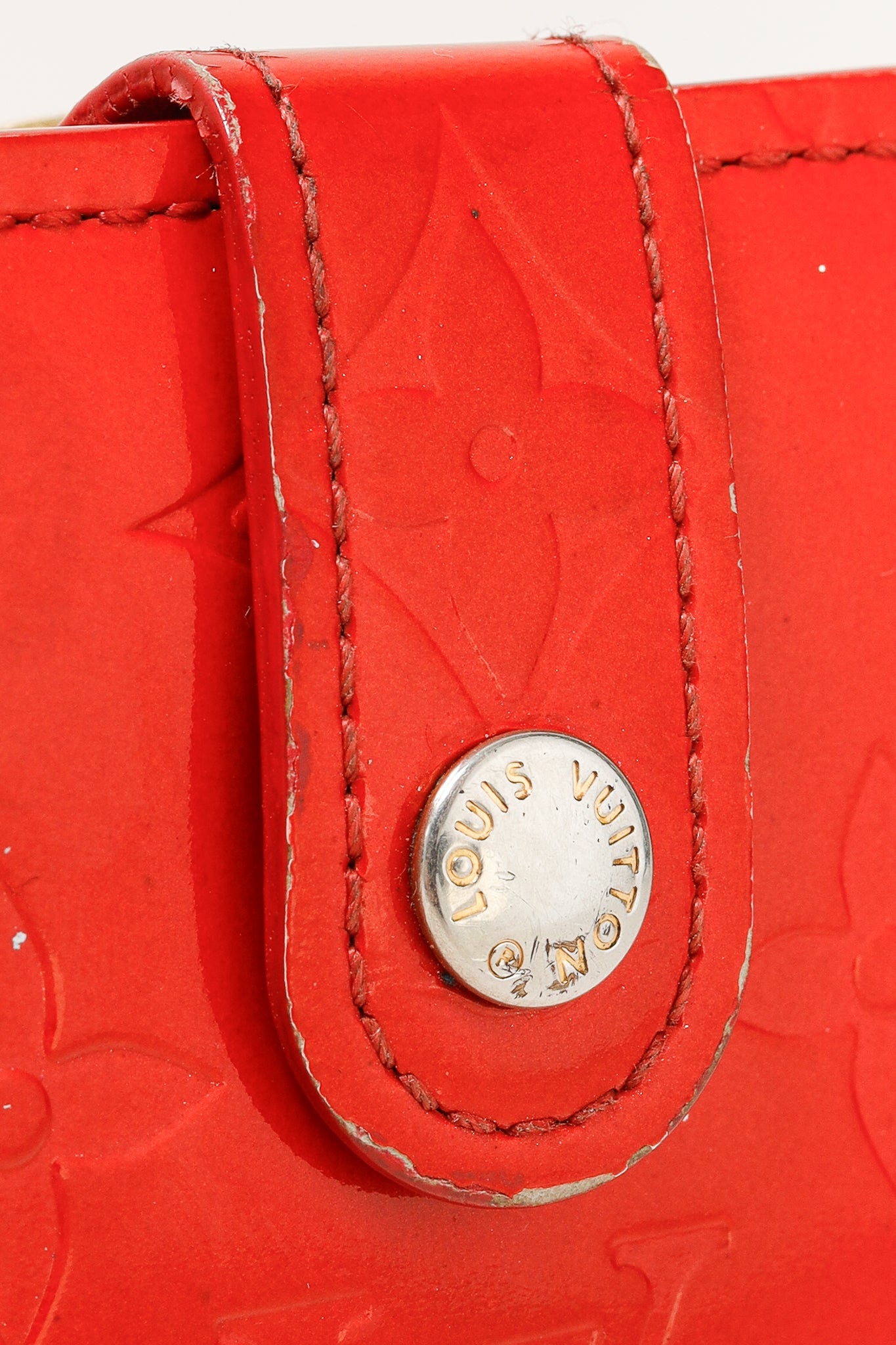 Louis Vuitton Pomme D'Amour Vernis Monogram French Purse Wallet