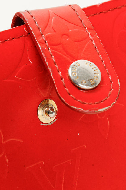 Louis Vuitton Pomme D'Amour Vernis Monogram French Purse Wallet