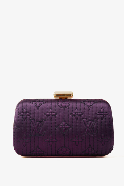 Louis Vuitton Minaudière Plum Monogram Motard Clutch