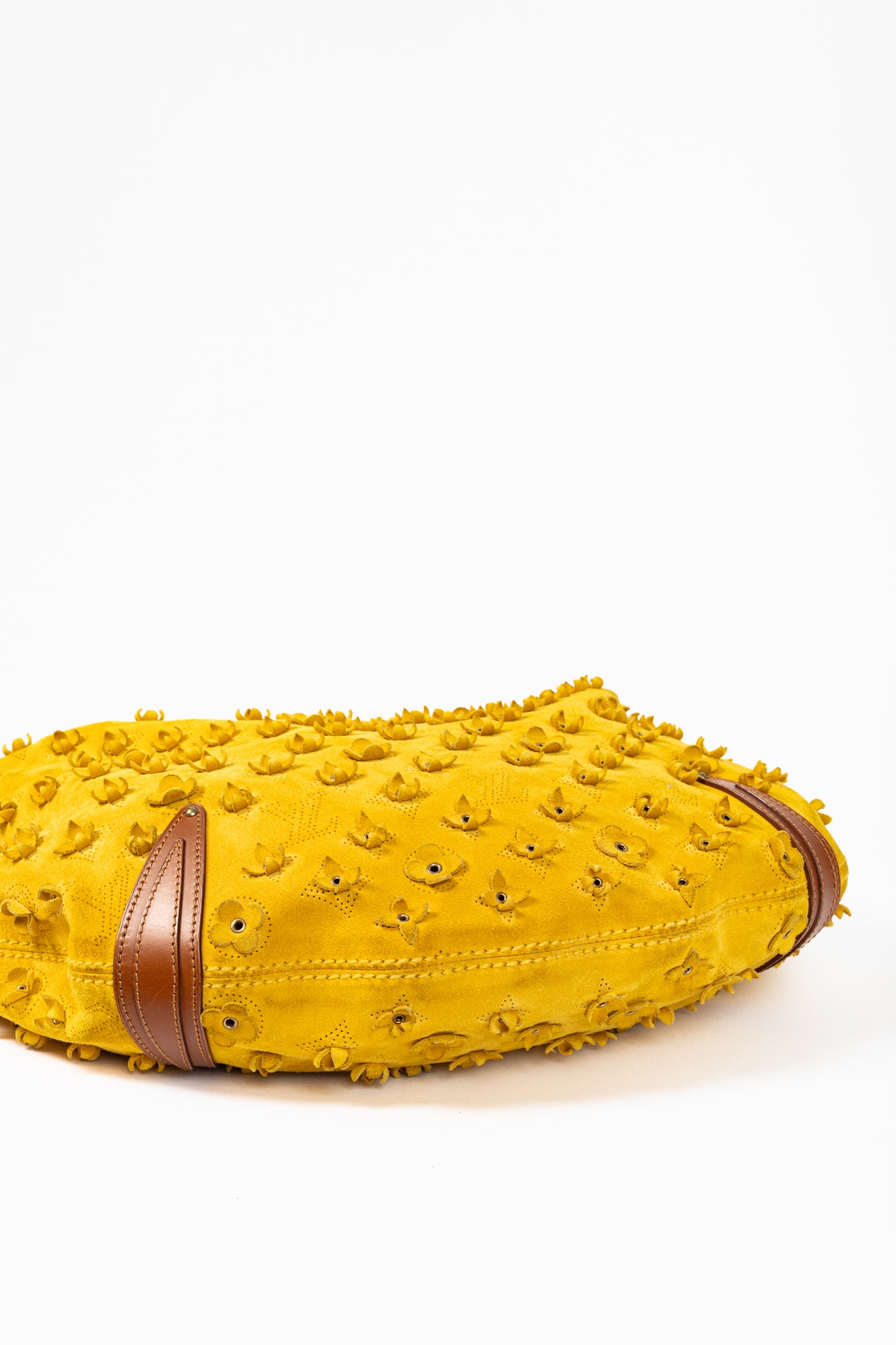 Louis Vuitton Onatah Fleurs GM Mais Suede Hobo Bag