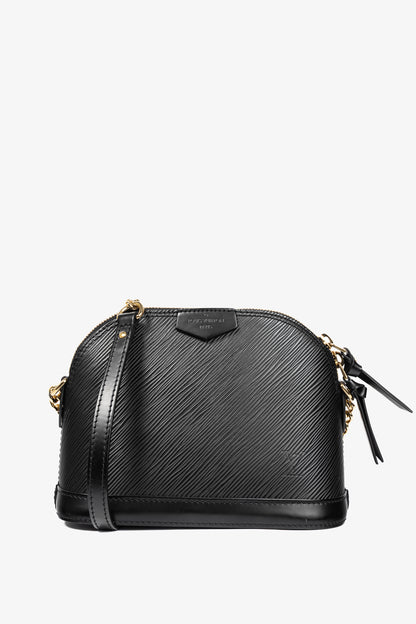 Louis Vuitton Alma Mini Noir Epi Chain-Strap Shoulder Bag