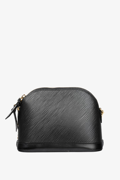 Louis Vuitton Alma Mini Noir Epi Chain-Strap Shoulder Bag