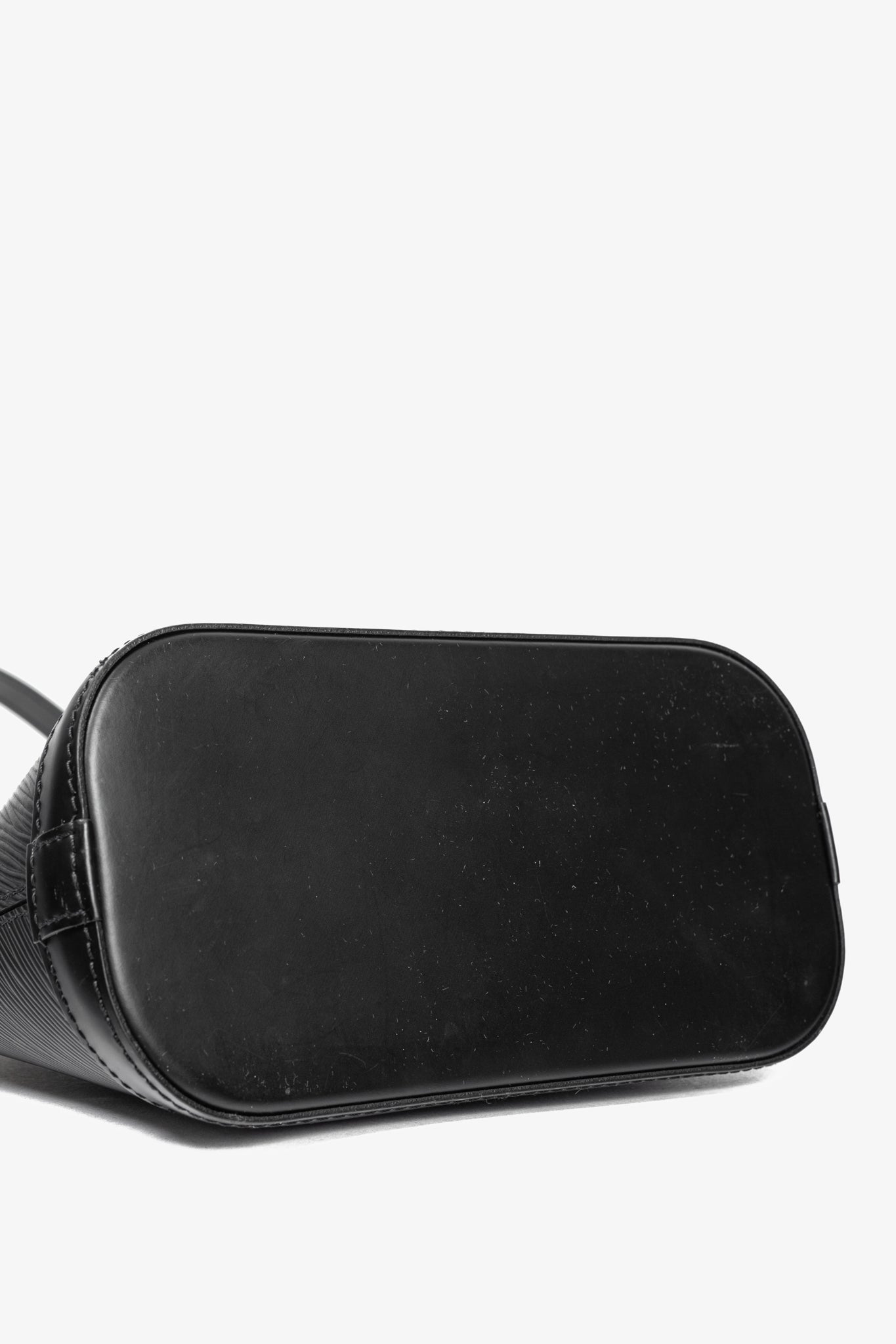 Louis Vuitton Alma Mini Noir Epi Chain-Strap Shoulder Bag