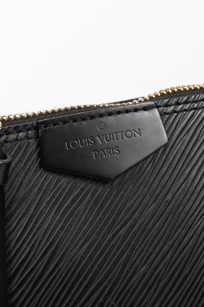 Louis Vuitton Alma Mini Noir Epi Chain-Strap Shoulder Bag