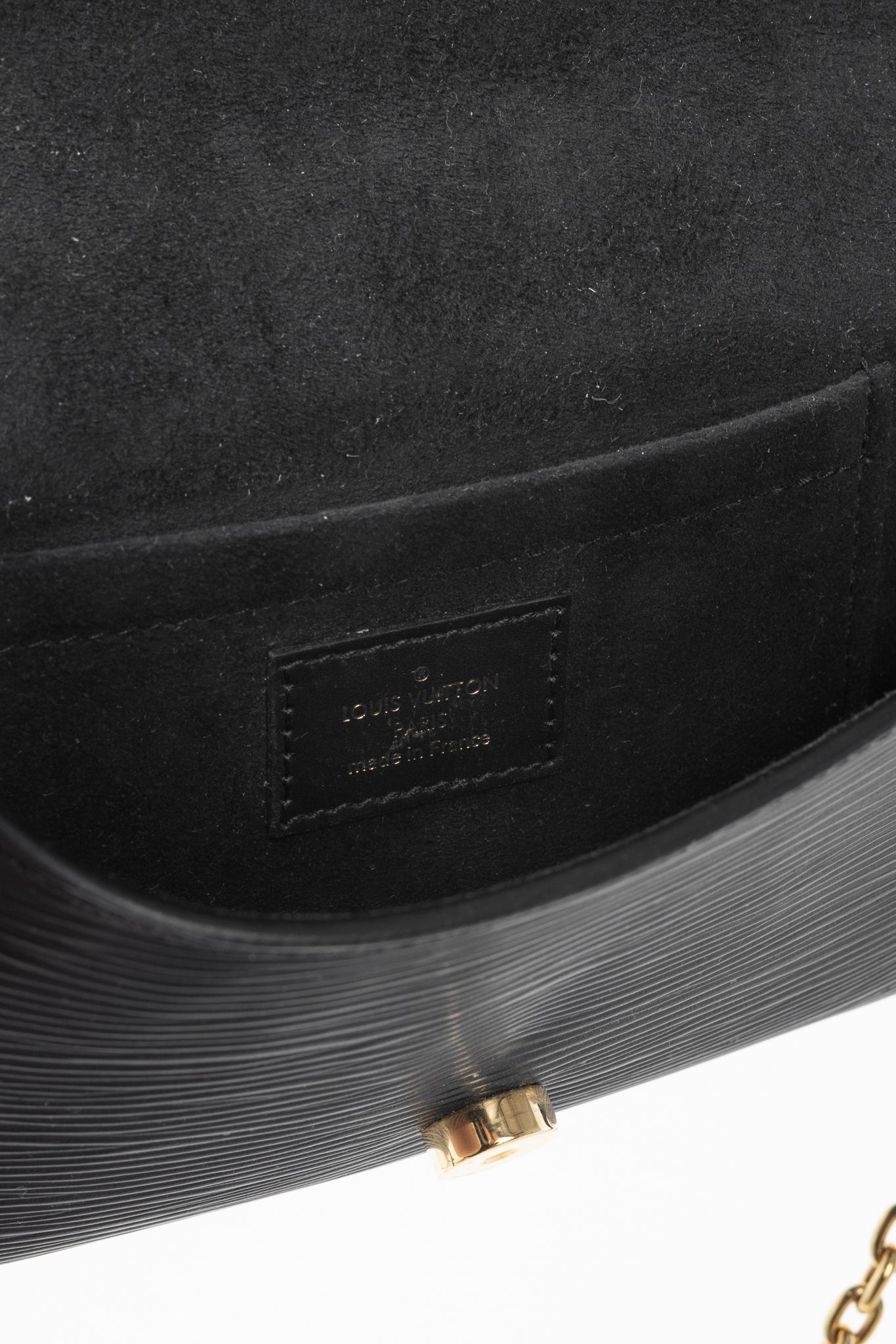 Louis Vuitton Padlock on Strap Black Epi Crossbody Belt Bag
